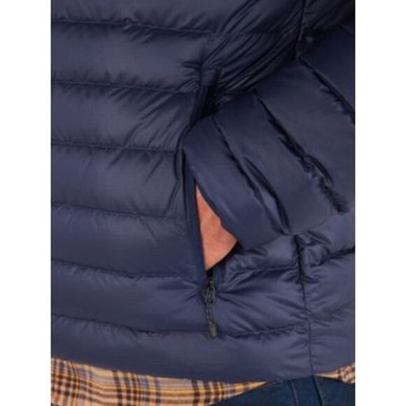 Marmot Men's Highlander Full Zip Down Jacket Arctic Navy Size Medium NWT - Picture 13 of 13